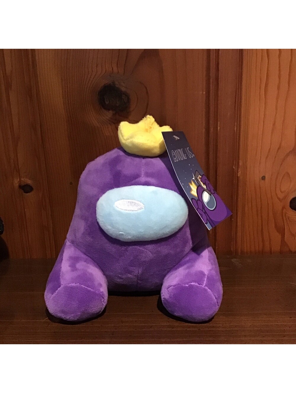 Among Us Imposter Collector's Limited Edition Plush Purple Crewmate w/ Crown